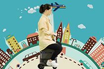 爱尔威智能骑行箱SE3mini